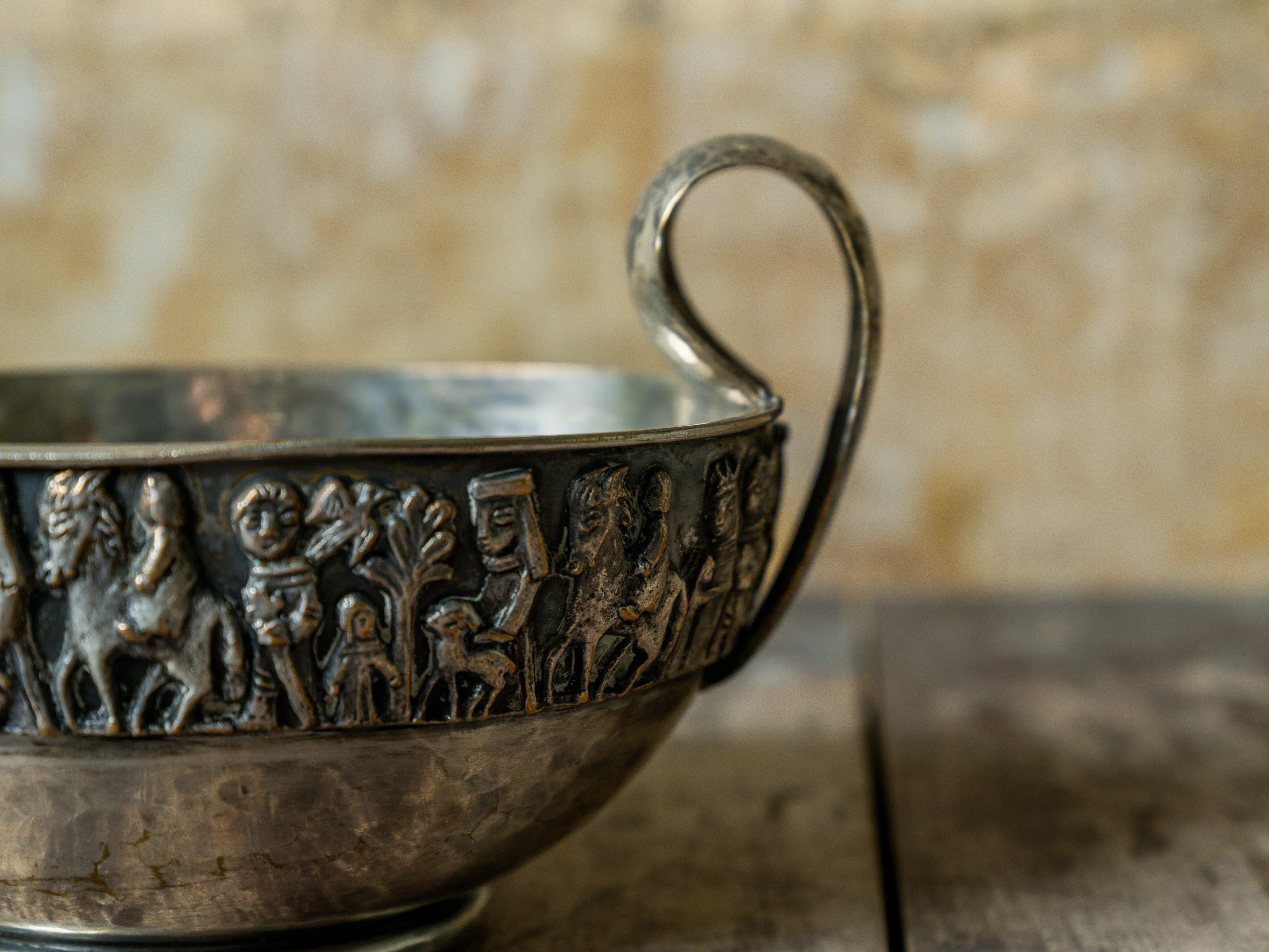 A Copper Libation Cup by Magrit Tevan - Image 7