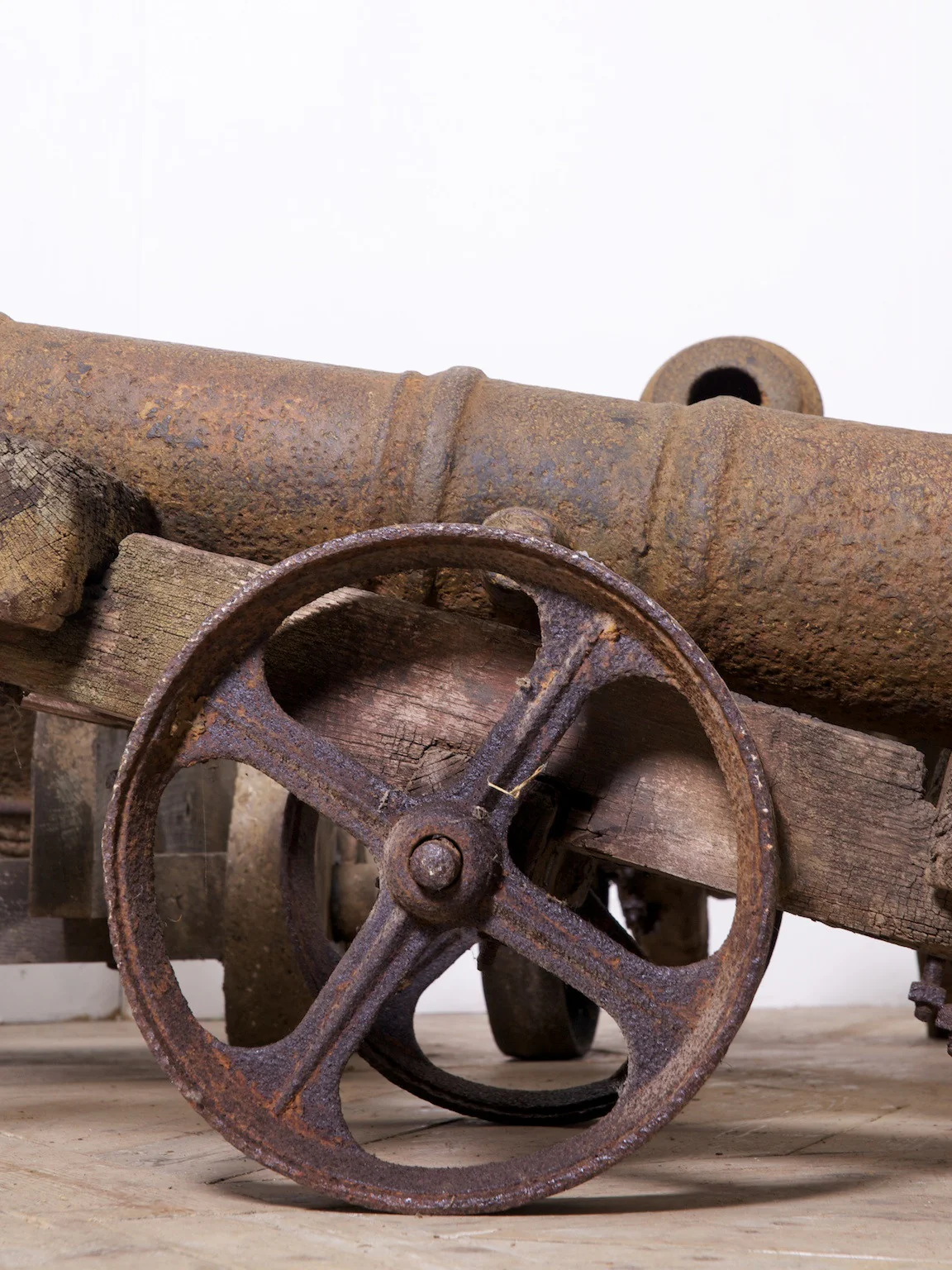 A pair of Lawn Cannons