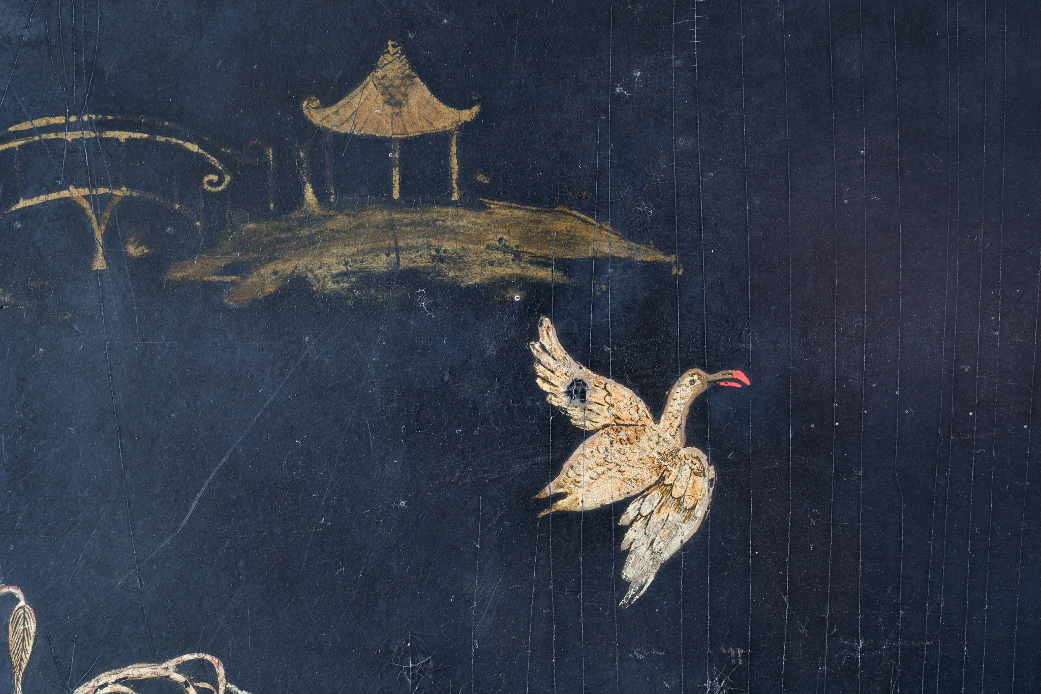A George III Tilt Top Chinoiserie Table - Image 6