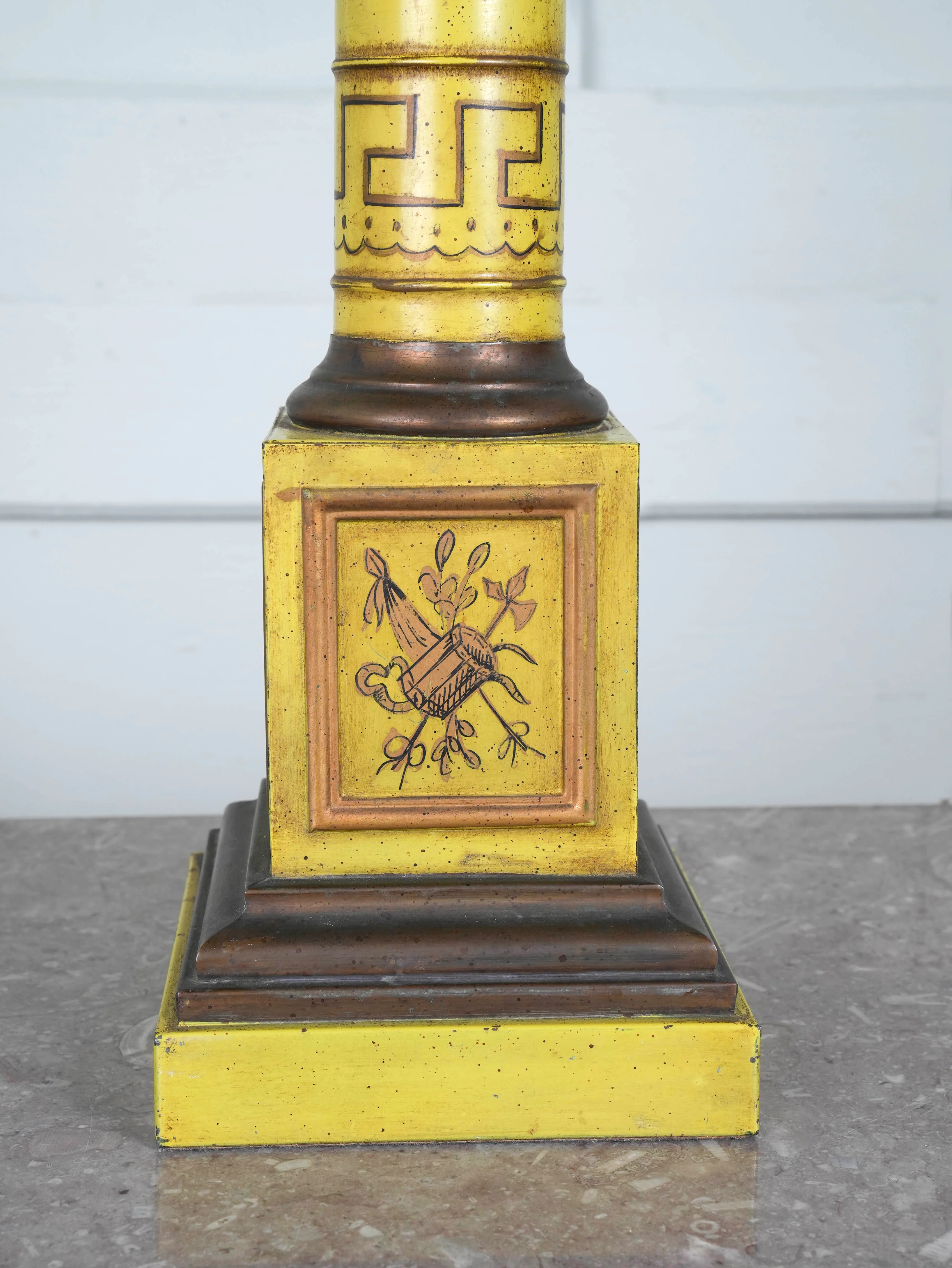 A Toleware Table Lamp - Image 4