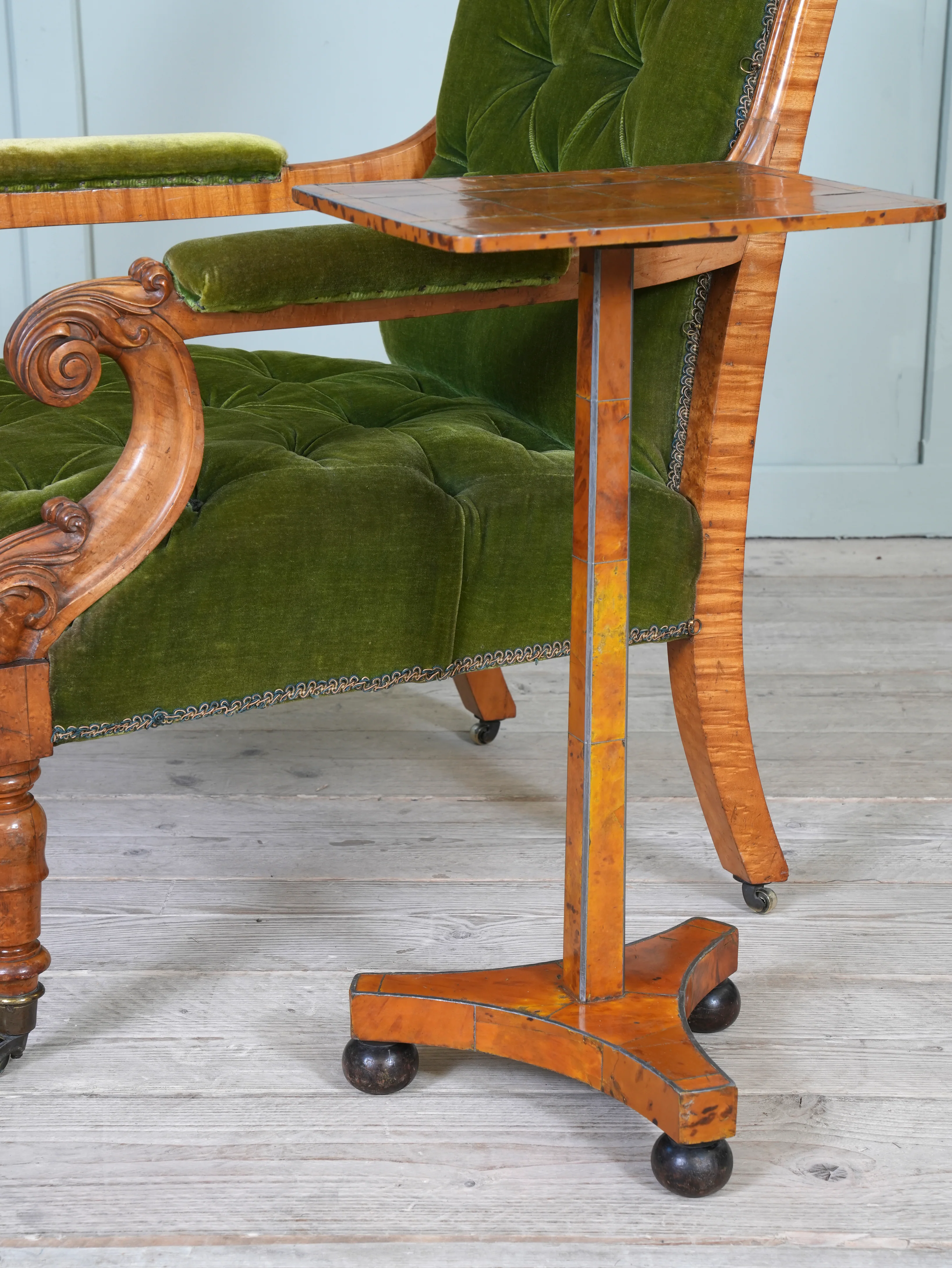 A Regency Tortoiseshell & Pewter Occasional Table - Image 16