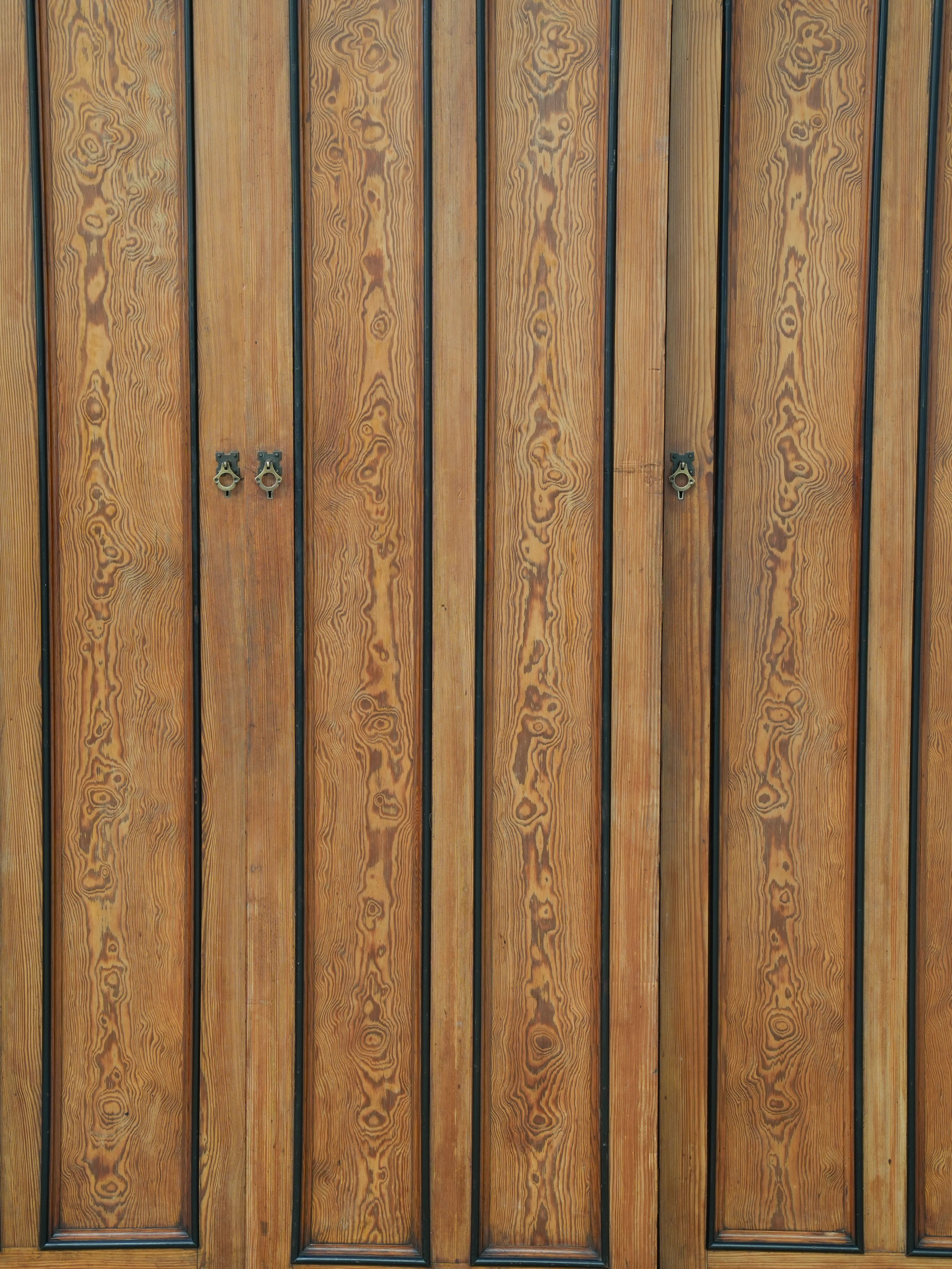 A 19th Century Baltic Pine Breakfront Wardrobe - Image 3