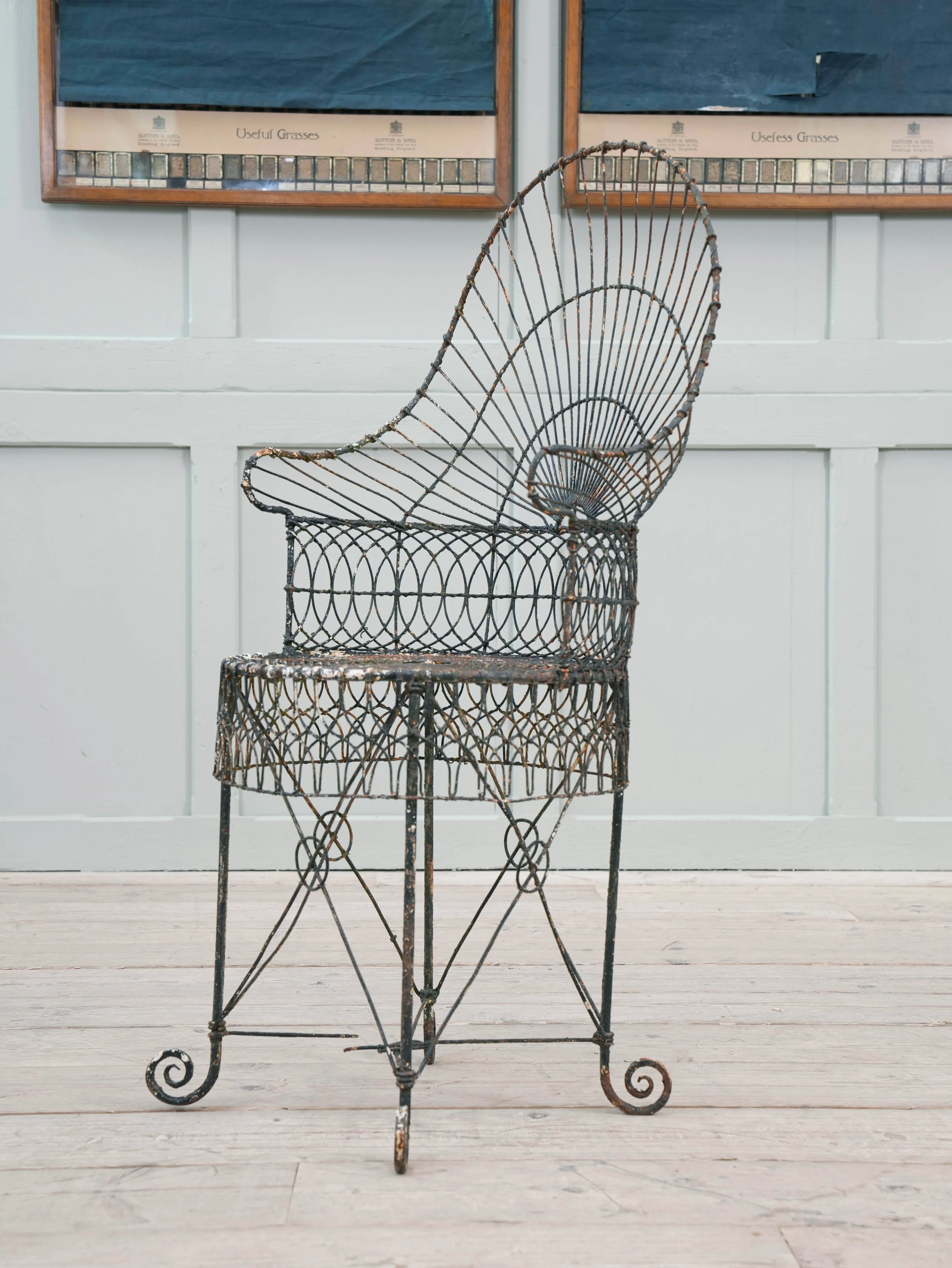 A Regency Wirework Chair - Image 2