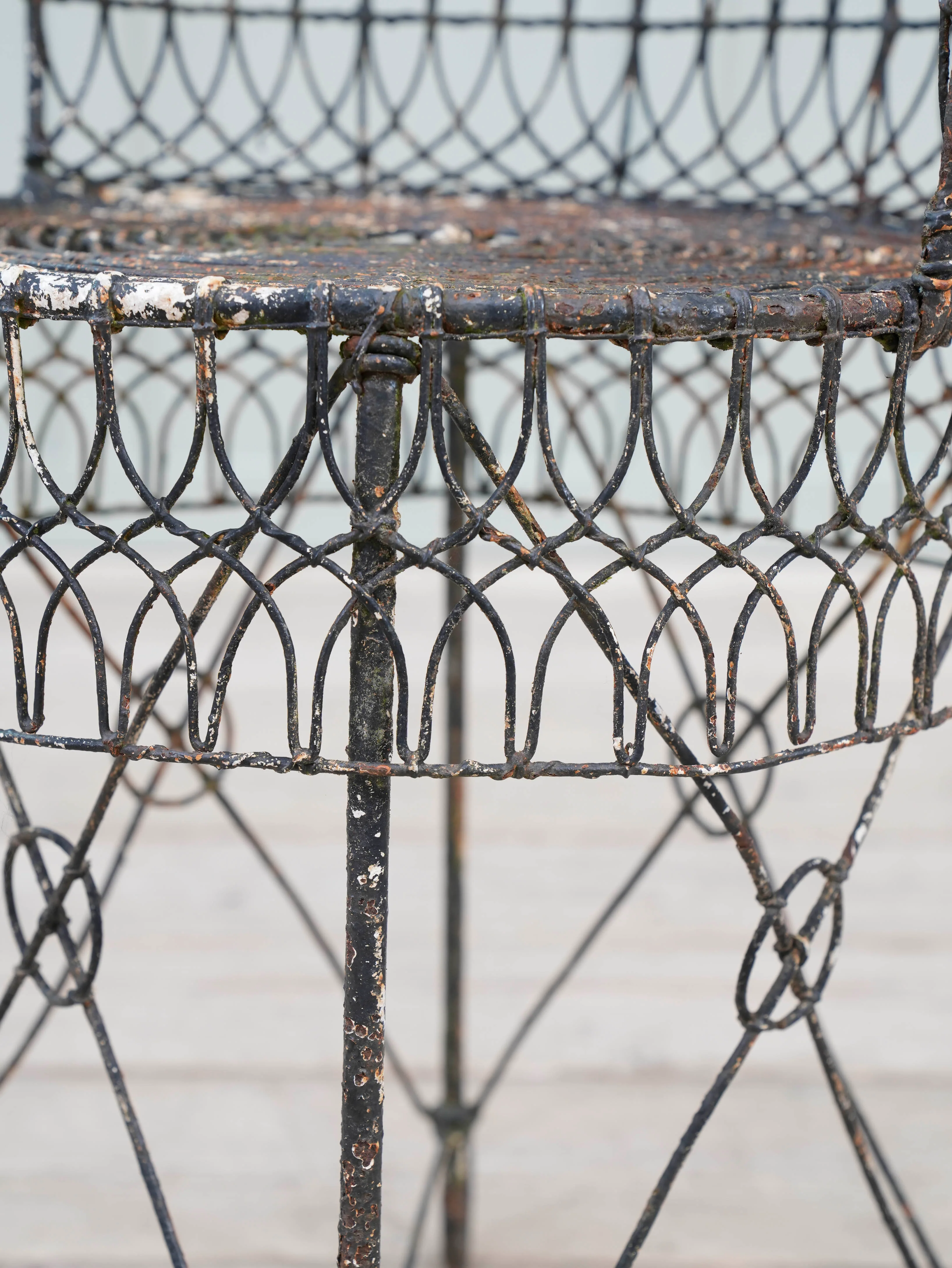 A Regency Wirework Chair - Image 6