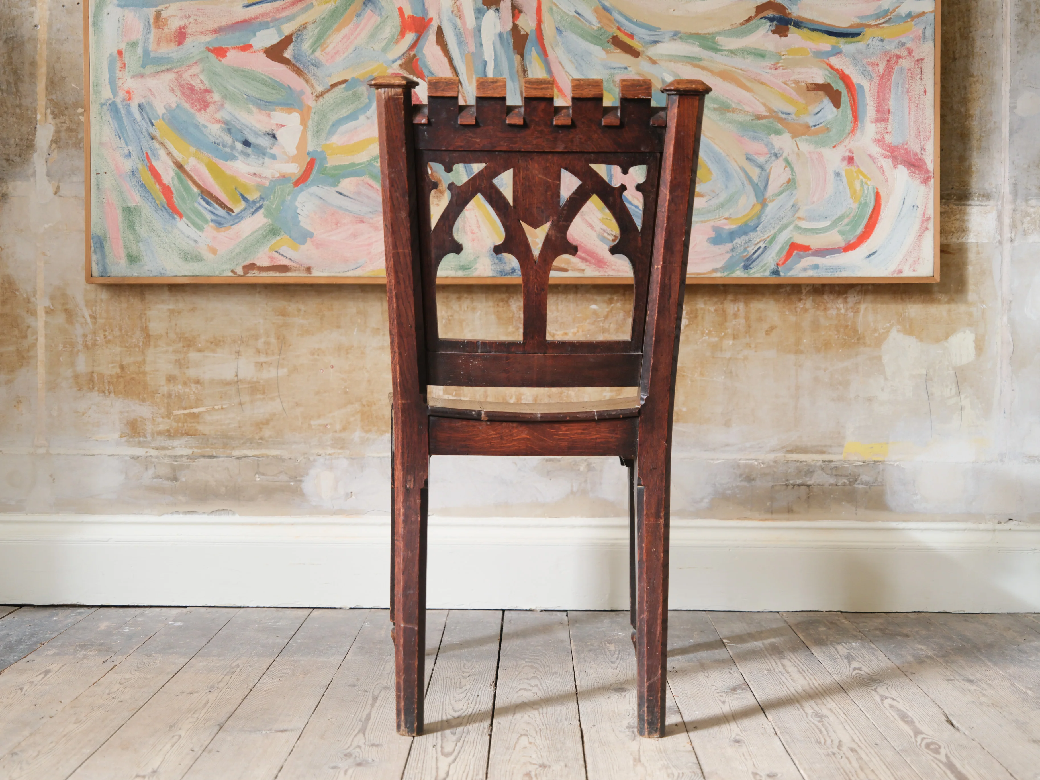 A 19th Century Gothic Revival Side Chair - Image 4